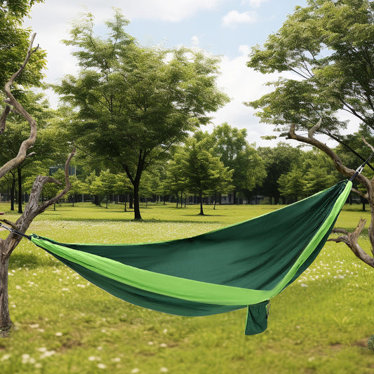 Ultra Light Outdoor Hammock in Dark Green