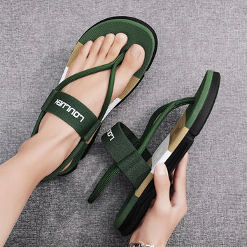 Shevalues New Summer Men Sandals Casual Flat
