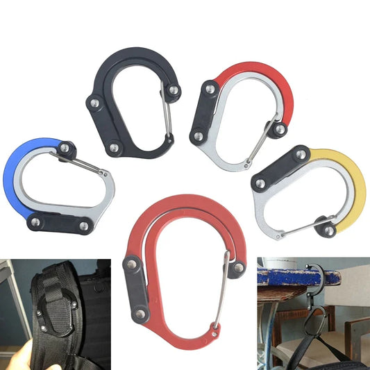 Hybrid Gear Clip - Carabiner Rotating Hook