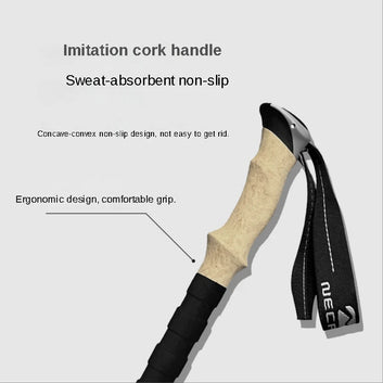 1PCS 135CM Aluminum Outdoor Hiking Anti Shock